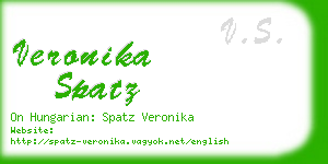 veronika spatz business card